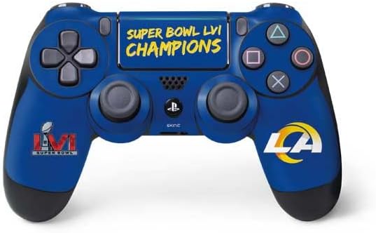 Vista 9 de Skinit Decal Gaming Skin Compatible with PS4 Pro/Slim Controller - Officially Licensed NFL Los Angeles Rams Design