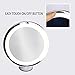 LED Makeup Mirror - Adjustable 5x Magnification Lighted Makeup Mirror Vanity. Warm LED Tap Light Bathroom Mirror with Powerful Rotating, Locking Suction. 6