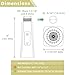 APLusee Pull Down Kitchen Faucet Spray Head Replacement, 2 Modes Sink Pull Out Sprayer Head Nozzle, Chrome
