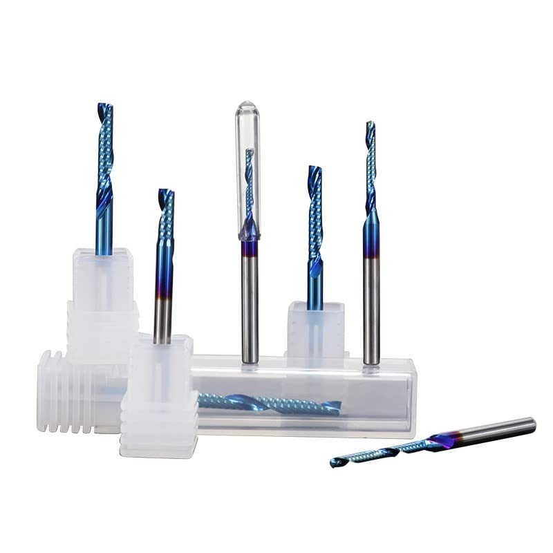 Broca espiral para aluminio libre de atascos con vástago de 3.175 8
