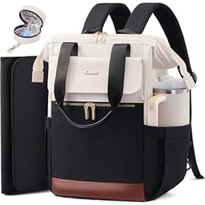 LOVEVOOK Baby Diaper Bag Backpack, Large Bag for Boys & Girls, Travel Waterproof Bags w/Changing Pad, Stroller Straps, Pacifier Case, Essentials Must Haves Newborn Stuff for Mom & Dad – Unisex