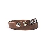  Noosa Gürtel Belt Classic Skinny midbrown, Grösse:95 cm