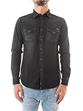  REPLAY M4001 .000.41B 337 Camisa Vaquera, Negro (098 Black), M para Hombre