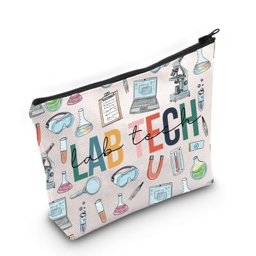 WZMPA Lab Tech Survival Kit Laboratory Technician Appreciation Gift Laboratory Technician Zipper Pouch Makeup Bag Lab Technologist Merchandise (Lab Tech)