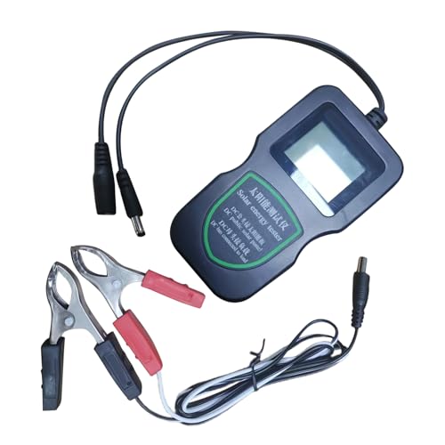Tester de panel solar portátil de 200W | Analizador digital de alta precisión 5–50V 0–10A | Dispositivo de medición de energía solar | Automóvil aeronáutico ideal