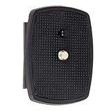 OATIPHO Piastra a Sgancio Rapido per Treppiede 42X42Mm Antiscivolo in Plastica Ecologica Leggera e Portatile per Montaggio Fotocamera Digitale