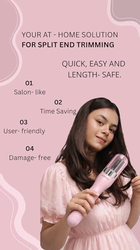 Image of Rechargeable Automatic Split End Hair Trimmer-Professional Split Ends Trimmer Machine 2-in-1 Split end Pro Hair Cutter for FrizzyDry, Damaged, Broken, Curly Types, Ideal For Women Seeking Healthy hair Women Beauty Styling Tool New.
