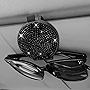 Zmoso Sunglass Holder for car,Universal Bling car Accessories , Visor Organizer Black Interior Accessories for Women Girls…