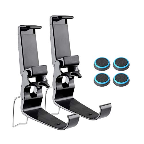 2 Pack Foldable Controller Mobile Phone Holder/Cellphone Clamp/Clip Compatible with Xbox One/Xbox One