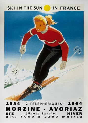 Poster Ski in the Sun Morzine Avoriaz pour l'ambiance chaleureuse de votre chalet