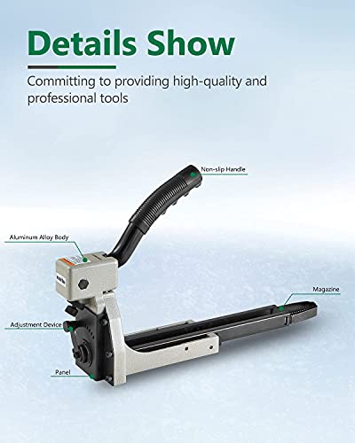 Meite Hb3518 Box Stapler 3/4-Inch Length By 1-3/8-Inch Crown 16Ga Manual Carton Stapler #TOP4