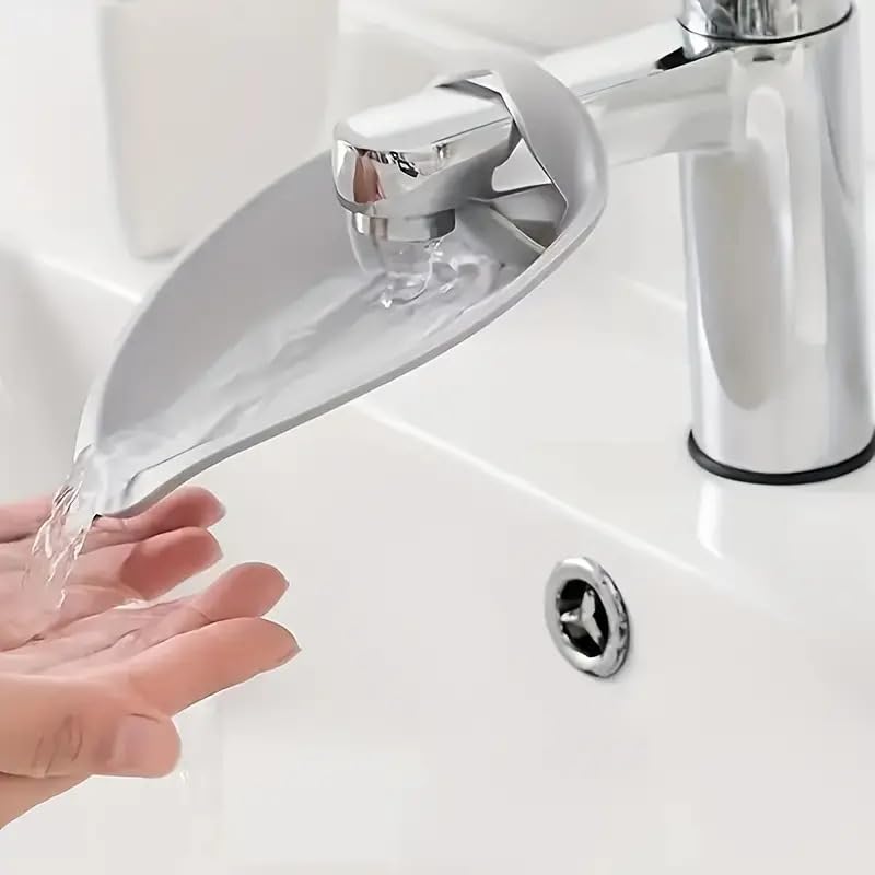 EVVIX 1pc Plastic Faucet Extender for Hand Washing - Universal Splash-Proof Sink Water Flow Guide - Kitchen Bathroom Tap Extension Tubes - Easy Install Hand Washers Connector (B0DFY62R6Z) Amazon Price History, Amazon Price Tracker