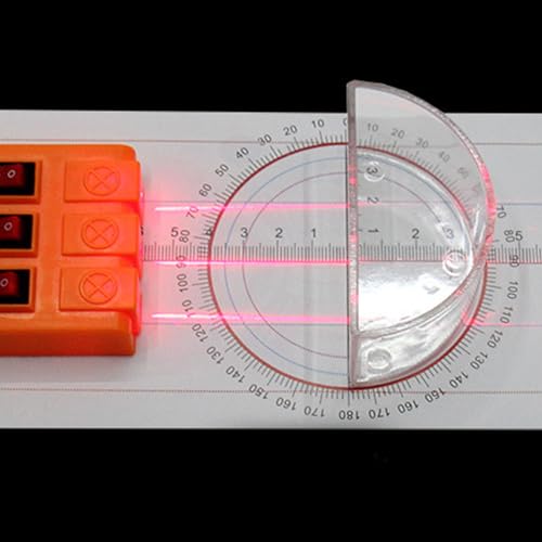 Image of GLEAVI 1 Set Multifunction Optical Experiment Kit: Prism Optic Reflector Refraction Physics Prism Three Light Source Apparatus Physics Kit Optical Prism Lens Small Hole Plastic (Pack of 3)