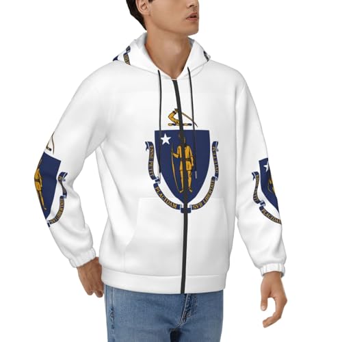 Sweat à capuche Massachusetts XXL pour homme : fini les sweats trop serrés