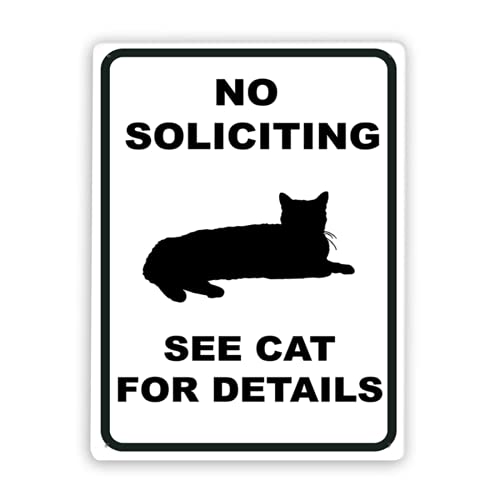 3130 Beware Danger Safety Sign,NO Soliciting See CAT �ڍׁA�x�����^���u���L�Ŕ� 8x12�C���`