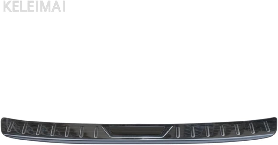 Car Accessories Fit for Nissan Altima 2019 2020 2021 2022 Rear Outside Bumper Sill Plate Guard Cover Trims (Black) 1PC Stainless Steel