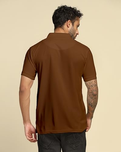 Image of VastraVibes Men's Polo Regular Fit T-Shirt