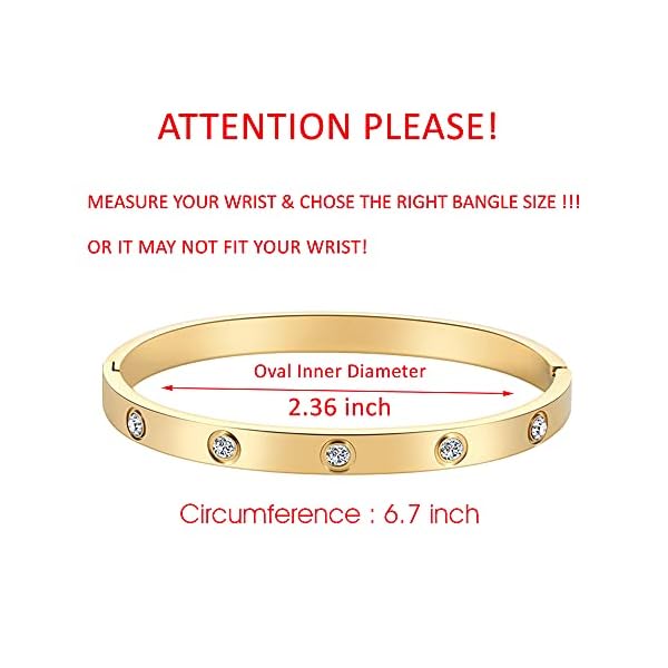 Chrishine-Life-Love-Friendship-Bracelet-Bangle-Gold-Rose-Gold-Silver-with-Cubic-Zirconia-Stones-Stainless-Steel-Hinged-Jewelry-with-Crystal-Oval-Bracelet-Birthday-Present-for-Her-Women-Teen-Girls Chrishine Life inspirational Bracelet for Women Gifts for Teen Girls