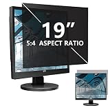 Computer privacy screen 19 inch, Removable 5:4 Aspect Ratio Widescreen Laptop Monitor,Eye Protection Anti Glare Blue Light Slide Mount Tabs Cover Screen Protector for privacy screen filter 19 inch
