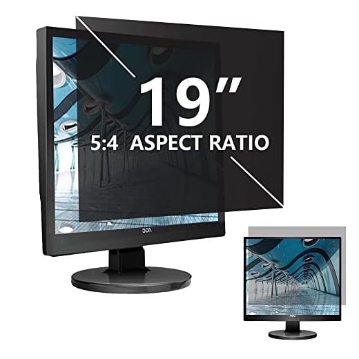 Computer Privacy Screen 19 inch, Removable 5:4 Aspect Ratio Widescreen Laptop Monitor,Eye Protection Anti Glare Blue Light Slide Mount Tabs Cover Screen Protector for Privacy Screen Filter 19 inch