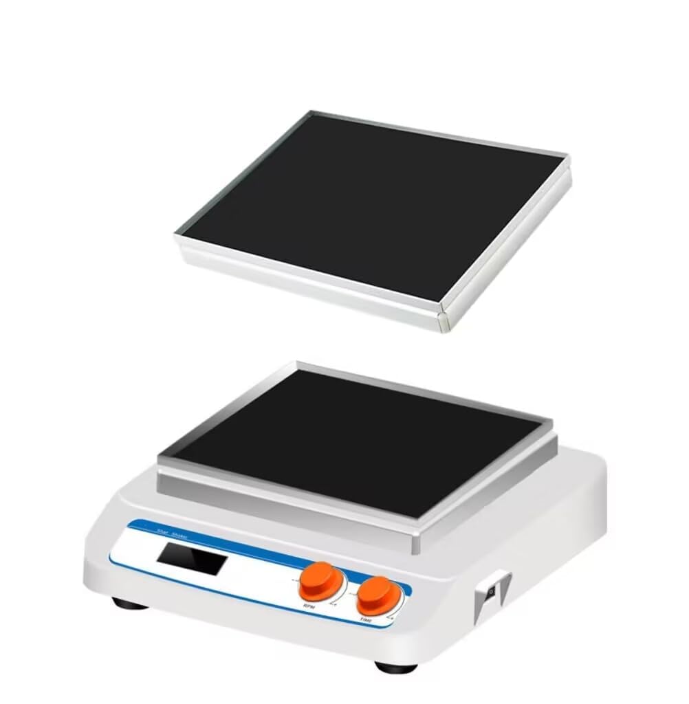 Bench top Table Shaker Rocker Orbital Shaking Device Testing Equipment Shaking Instrument with Shaking Mode Orbital Speed Range 60 to 400rpm (Optional to 500)