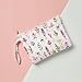 Fokongna Wet Bag, Wet Dry Bag, Makeup Bag, Toiletry Bag, Waterproof Large Capacity Travel Cosmetic Bag, Zipper Pouch for Women, Girls Mo Wife Sister Friends Baby Diaper Bag Bee Wildflower gifts