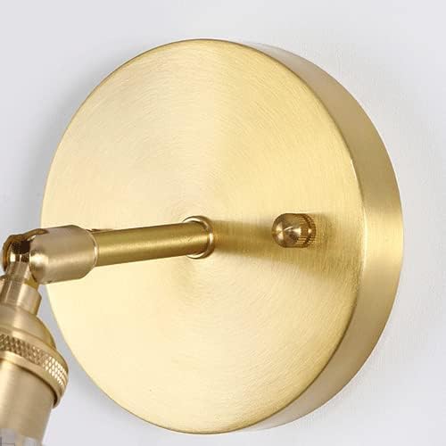 Generic Brass Wall Light Sconce Creative Flower-Shaped Glass Wall Lamp Personalized Single-Head Design Wall Lamps For Cloakroom, Bedroom Kitchen Island photo 2