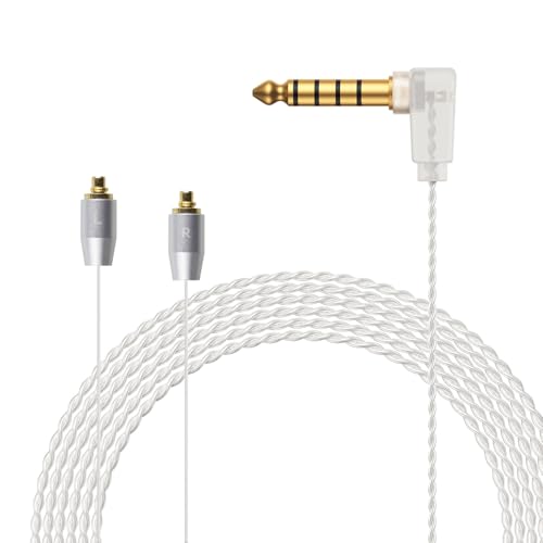 OKCSC Aurora �C���z���P�[�u�� IE300/IE600/IE900�p �P�[�u�� 4.4�o �o�����X�ڑ� SENNHEISER(�[���n�C�U�[)�p ���P�[�u�� 2�c �����xOFC�⃁�b�L �ɍ׃^�C�v ����120cm