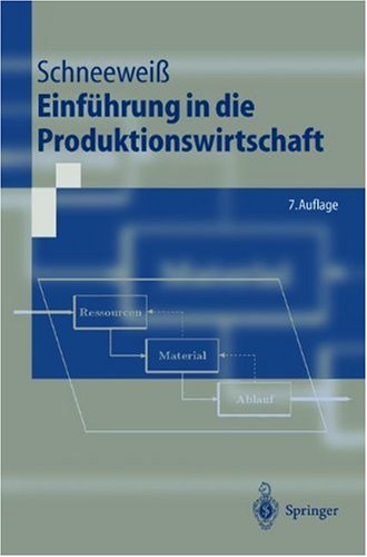 Einfuehrung in die Produktionswirtschaft