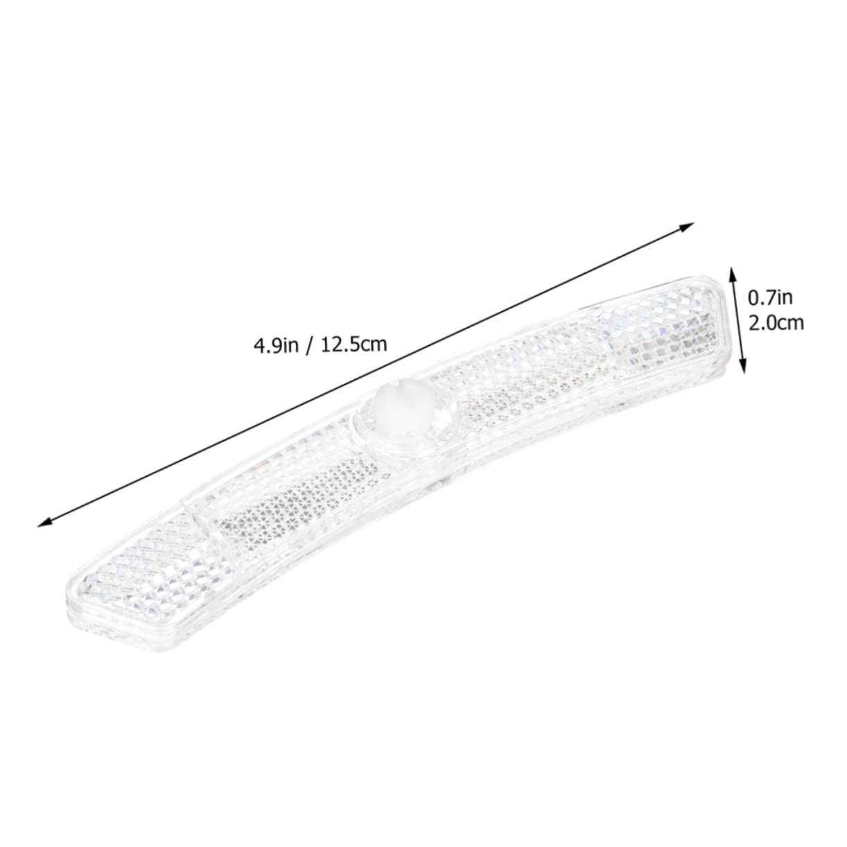 GRIRIW 10Pcs Bicycle Reflectors Night Safety Warning Reflectors for Enhanced Visibility Suitable for Bike Wheel Installation for Night Riding and Cycling Safety