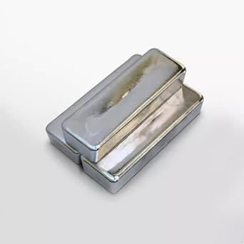 In99.995% Metal Indium Ingots, Blocks and Grains for Scientific Research Experiments Indium Block 10g