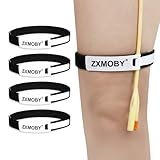 4 Stück Katheter Gurt, Katheter Beinbeutel Halterung, Urinbeutel Halterung Bein,Fixierbänder für Katheter, Urinbeutel Schlauch Halter Beinbeutelgurte für die meisten Patienten