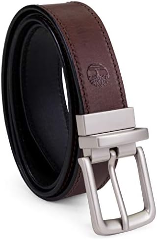 Timberland mens Classic Leather Reversible Belt Belt