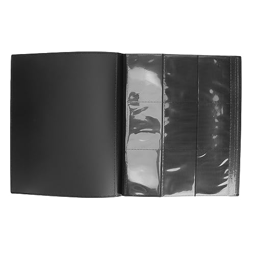 9 Pocket Trading Card Binder, 20 Page Double Sided Card Album with 360 Side Loading Pockets, Fits Cards up to 95x70mm, for Sports Cards