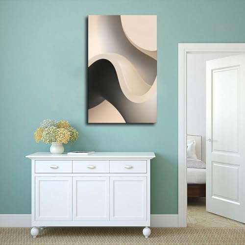 Décoration murale abstraite haut de gamme sur toile Mnyuein ensemble de 4 pièces - 4