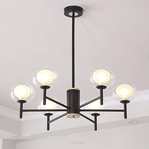 Lustre moderne G9 à 6 têtes pour supprimer les zones sombres du salon