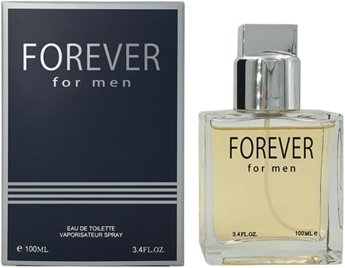 Forever Cologne for Men 3.4oz/100ml Eau de Toilette, Fragrance for Men