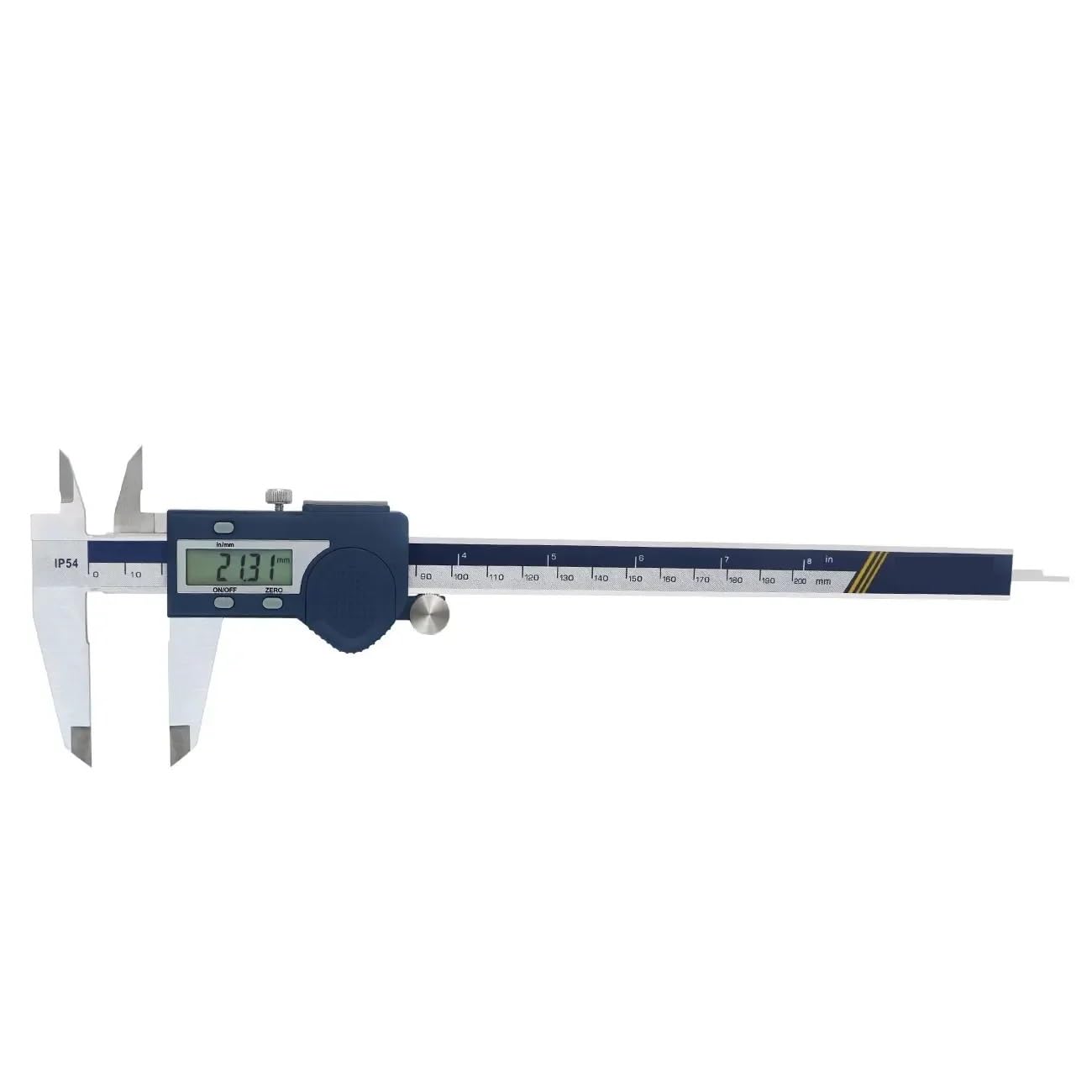 Calibrador Vernier electrónico, calibradores digitales de acero inoxidable 200 Mm, herramientas medición calibre micrométrico