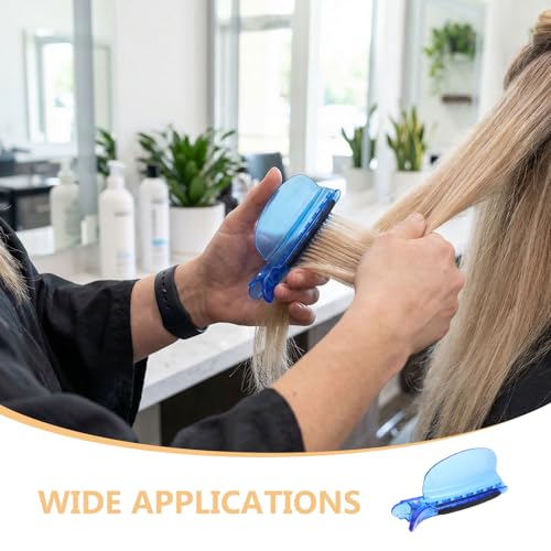 Pinzas separadoras de extensiones de cabello resistentes al calor para peluqueros 6