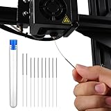 10Pcs 3D Printer Nozzle Cleaning Needles Stainless Steel Precision Set for Shower Nozzles, Sink and Tub Drains