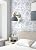 Micpolo Blue Peel and Stick Wallpaper Floral Wall Paper Boho Embroidered Contact Paper Bedroom Bathroom Wallpaper Navy Blue and White Removable Self-Adhesive Kitchen Wall Decor Vinyl Roll 17.3" x 78"