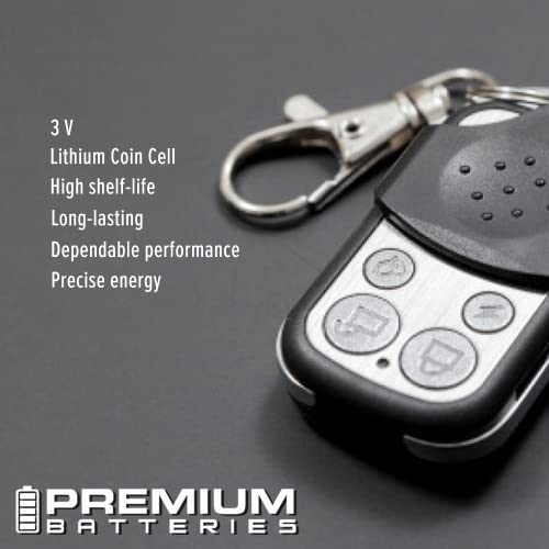Paquete de 6 pilas de moneda CR2016 3V Premium miniatura 6