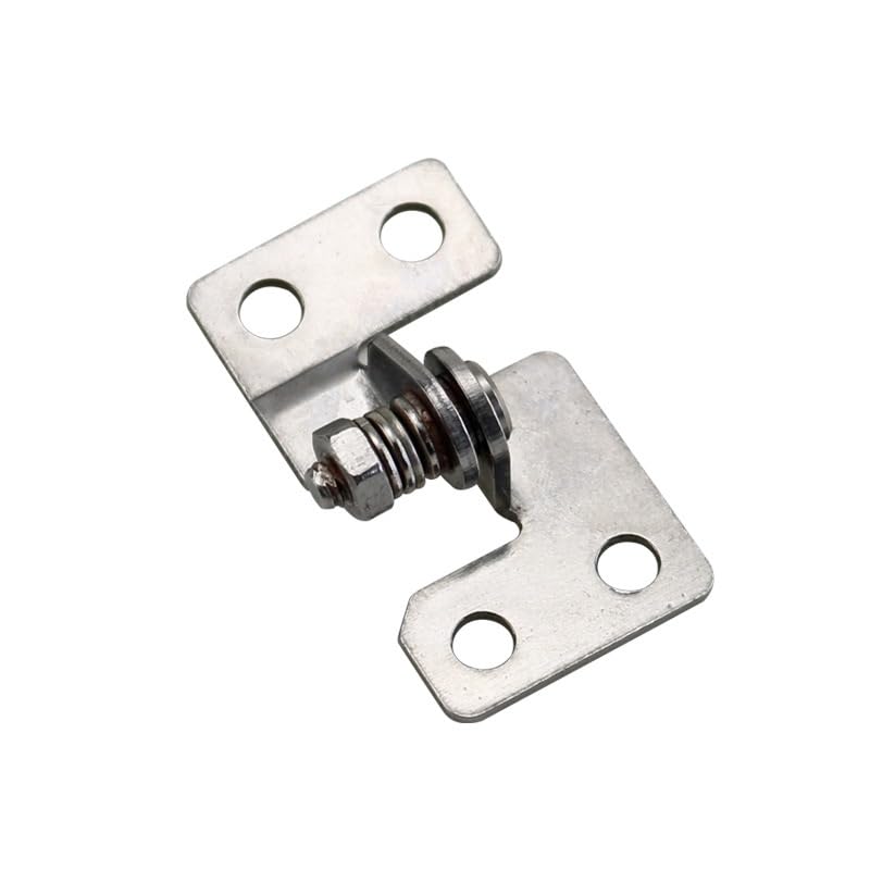 Rotation Door Hinge,Cabinet Hinges Deep Groove Double Rubber Seal Bearings Stainless Steel Adjustable Torque Shaft Equipment Instrument Random Stop Damper Flip Cover Positioning and Stop Hinge(R1.0N.m