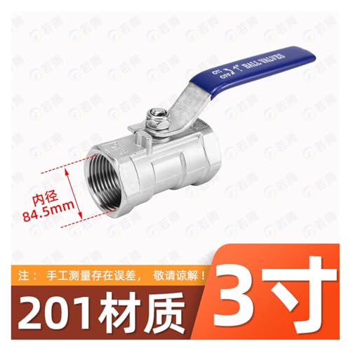 Vanne à bille pas de vis interne en inox 201 interrupteur eau G3/4 - 3