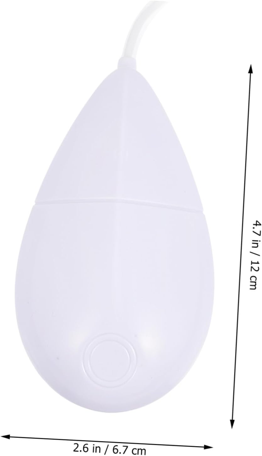 Portable Mini Ultrasonic Bubble Washing Machine for Travel and Dormitory, White Compact Clothes Washer with Deep Cleaning Function, Lightweight Laundry Cleaner Tool