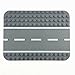 Produktbild Katara 1813 kompatible Steckspiel mit Straße für Autos Zeug-Weg Street-BAU-Platte zum Bebauen mit Figuren, Türmen, Zubehör für Lego-Spiel, Q-Bricks, Papimax, Sluban. Grau, 1