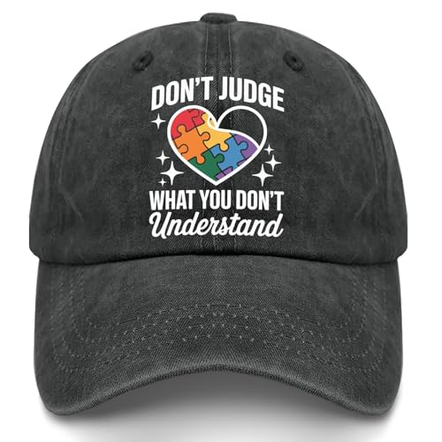 Don't Judge What You Don't Understand Autism Awarenes Hats for
