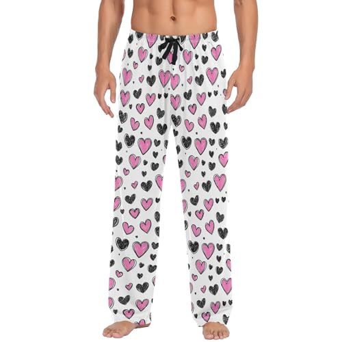 Pantalon de pyjama doux homme multicolore taille XL avec poches