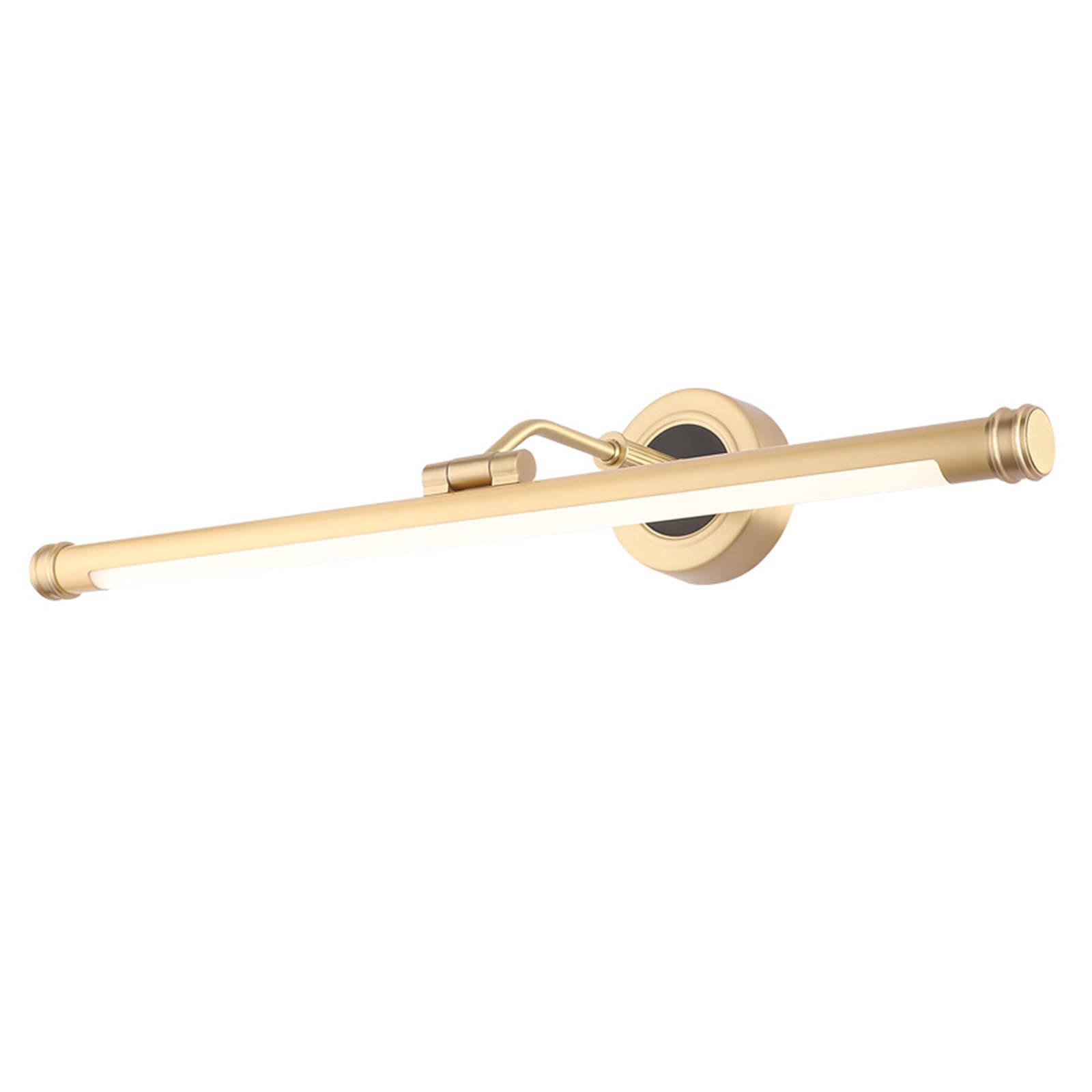 Aplique de espejo LED de cobre para baño moderno 5