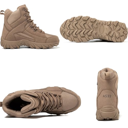 Men's Military Hiking Boots 6 Inches Work Desert lightweight Tactical Combat Boots2